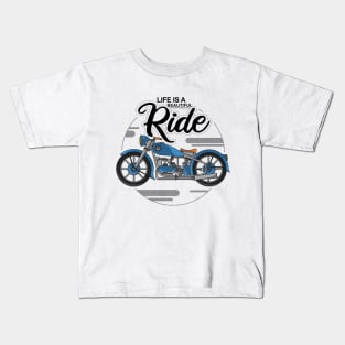 Life is a beautiful ride Kids T-Shirt